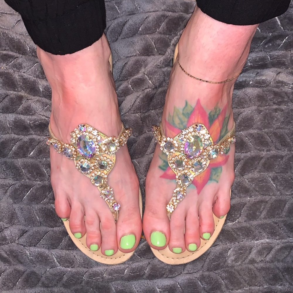 Jeweled Sandals size 8.5/9